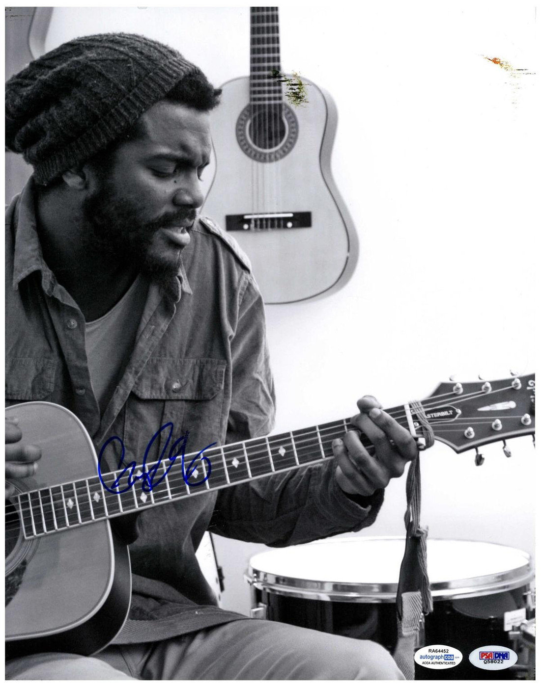 Gary Clark Jr. Signed Autographed 11x14 Photo Blues Guitarist ACOA PSA