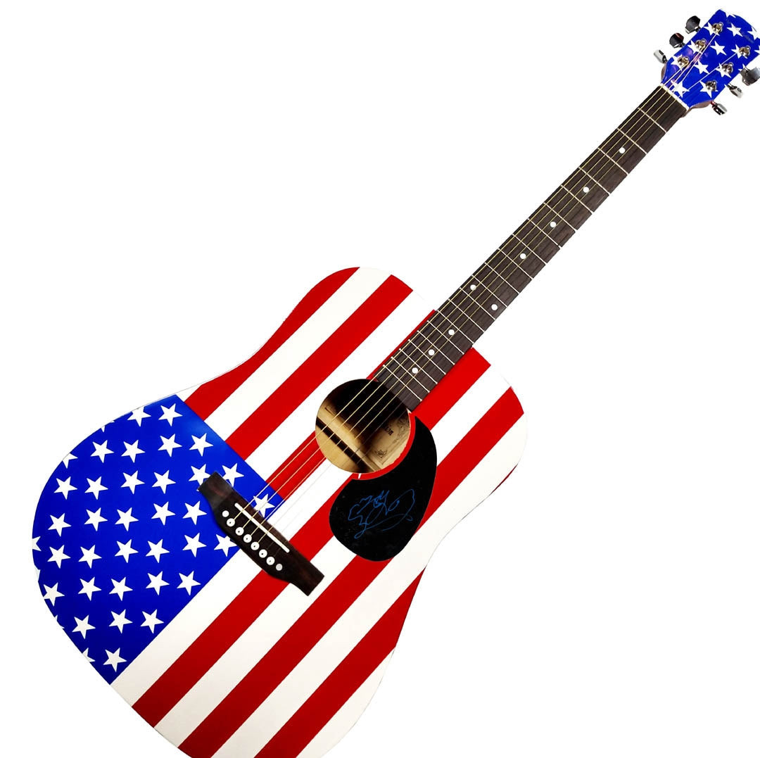 Billy Ray Cyrus Signed Autographed USA Acoustic Guitar