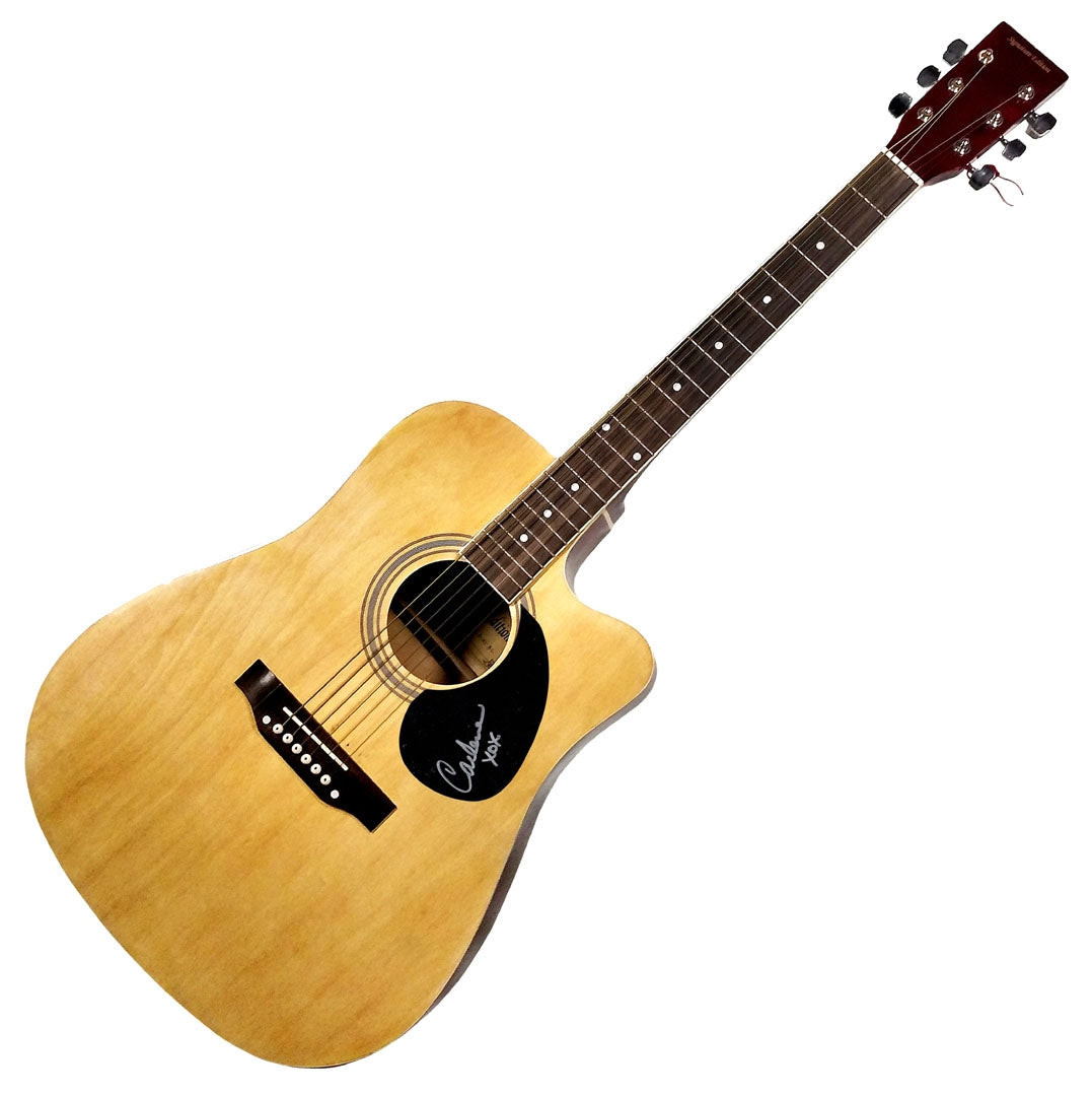 Carlene Carter Signed Autographed Acoustic Guitar