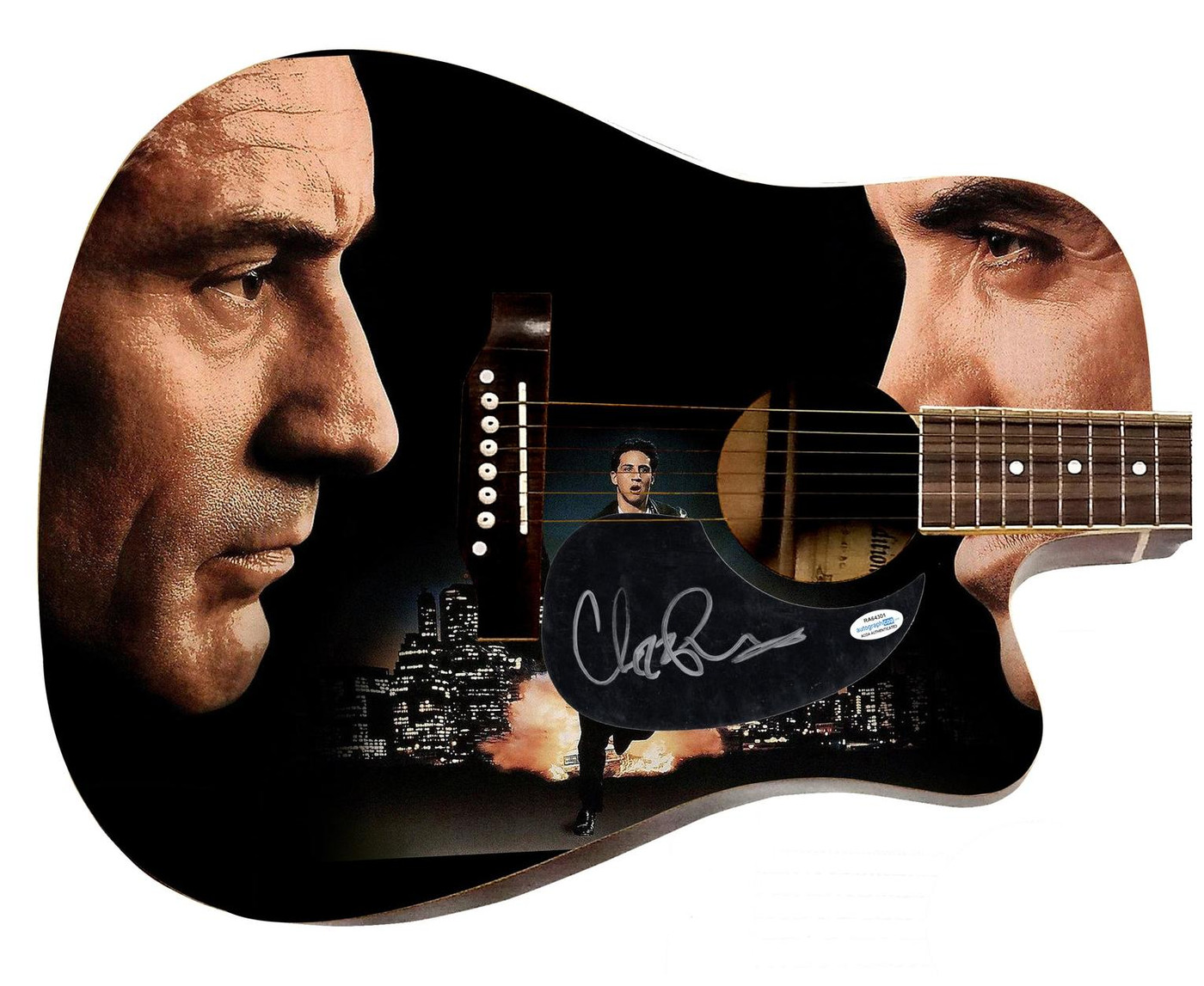 Chazz Palminteri Bronx Tale Autographed 1:1 Signature Edition Graphics Photo Guitar
