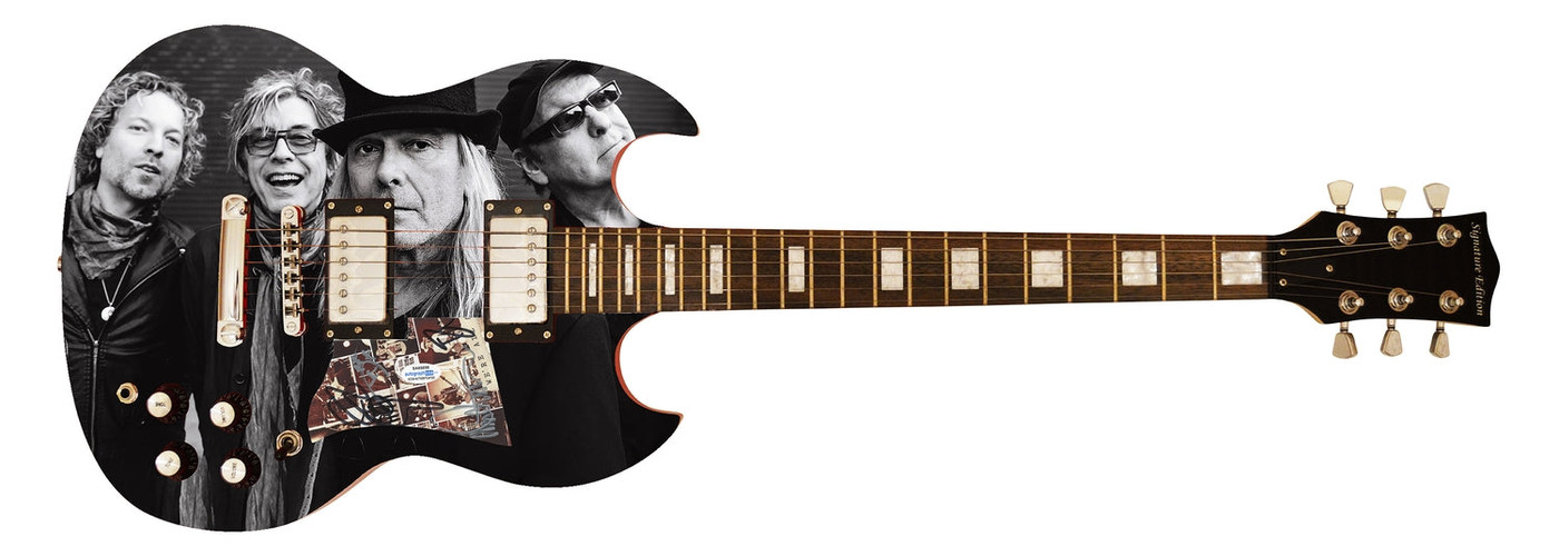 Cheap Trick Signed Autographed Custom Photo Graphics Guitar ACOA ACOA