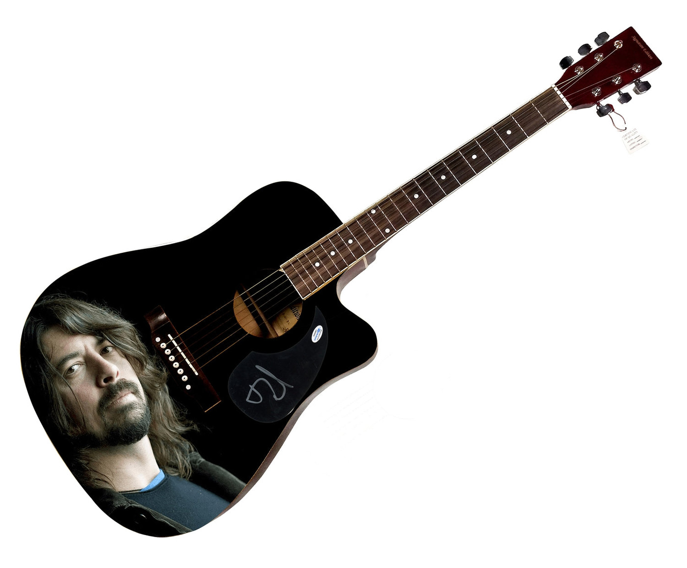 Dave Grohl Signed Autographed Acoustic Graphics Guitar ACOA ACOA Version 2