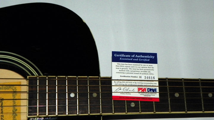 Desmond Child Signed Autographed Acoustic Guitar Psa/Dna Uacc Rd ACOA PSA