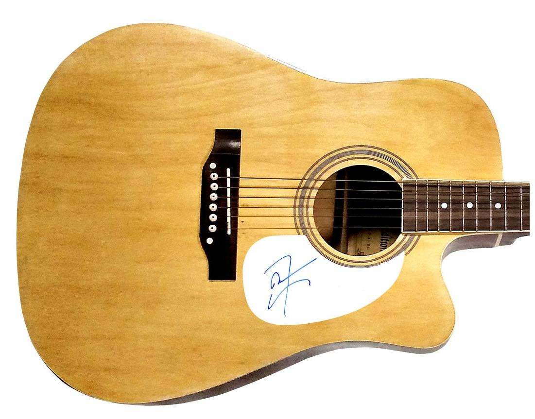 Don Cheadle Signed Autographed Natural Acoustic Guitar