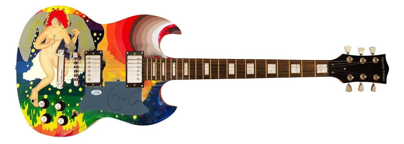 Eric Clapton Signed Autographed Custom Photo Graphics Guitar ACOA