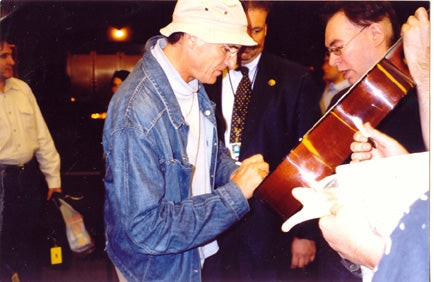James Taylor Signed Autographed Airbrushed Acoustic Guitar ACOA ACOA