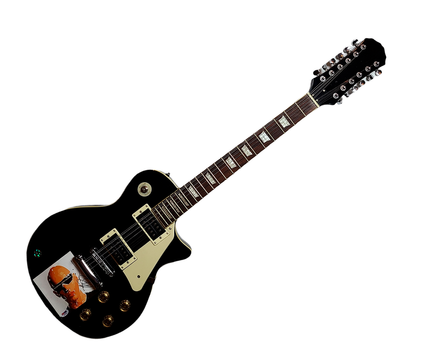 Joe Satriani Signed 12-String Electric Guitar UACC AFTAL RACC TS PSA
