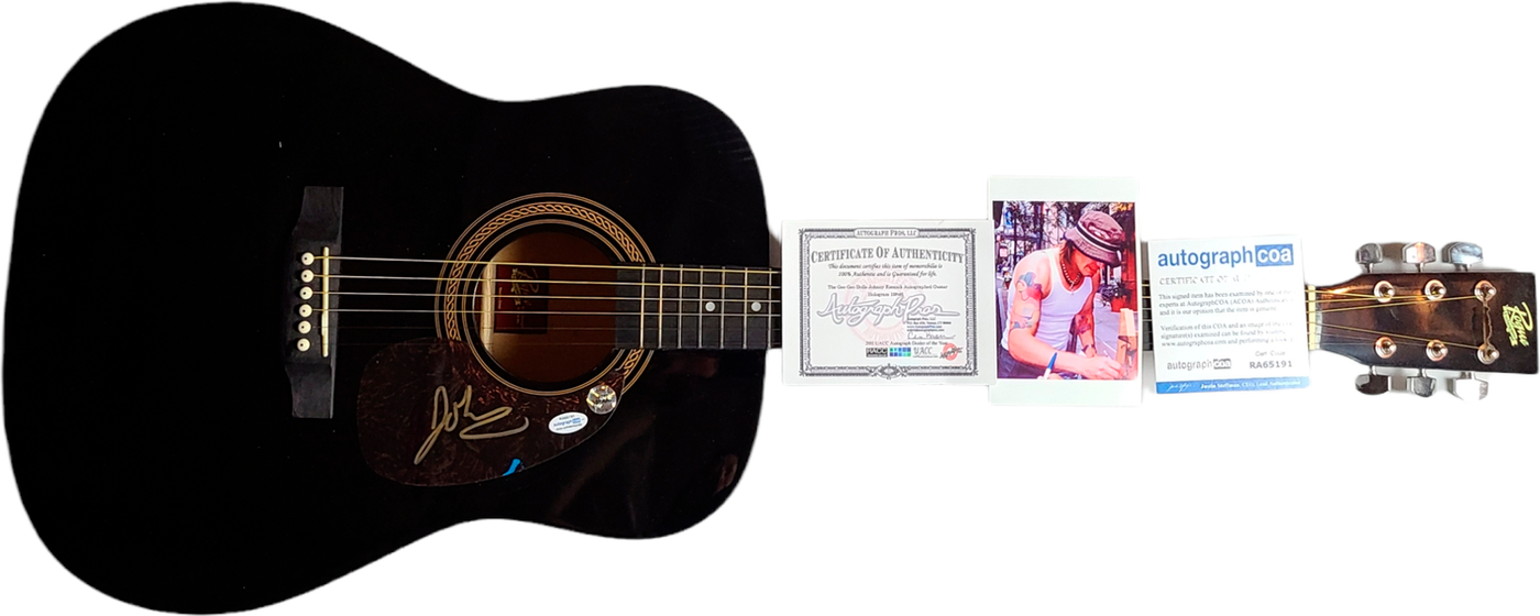 Johnny Rzeznik Goo Goo Dolls Signed Acoustic Guitar ACOA