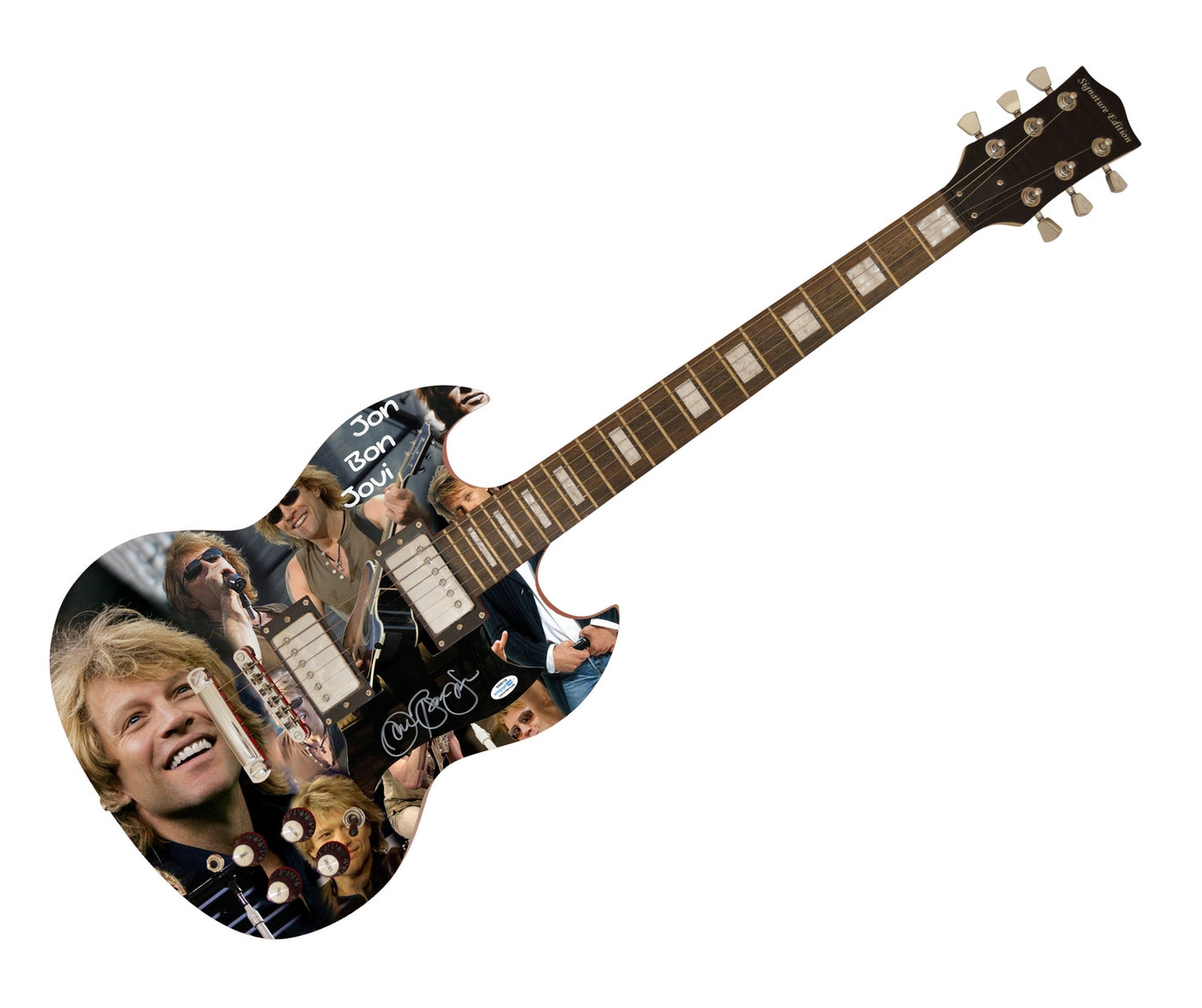 Jon Bon Jovi Signed Autographed Poster Photo Guitar ACOA