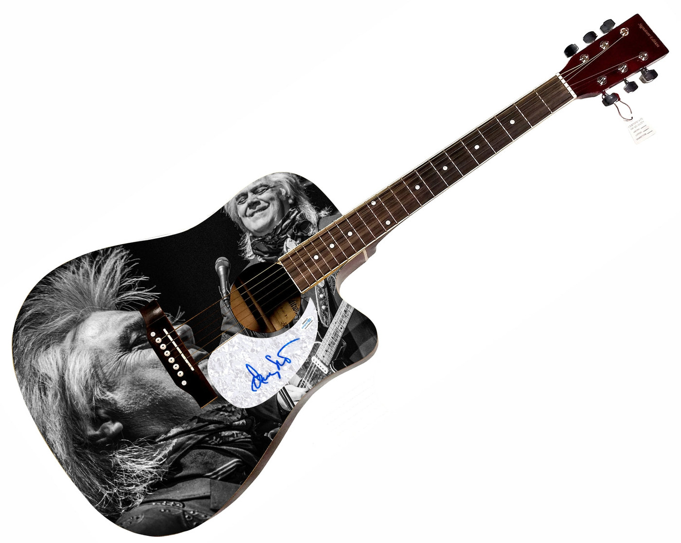 Marty Stuart Signed Custom Graphics 1/1 Acoustic Guitar ACOA Version 1