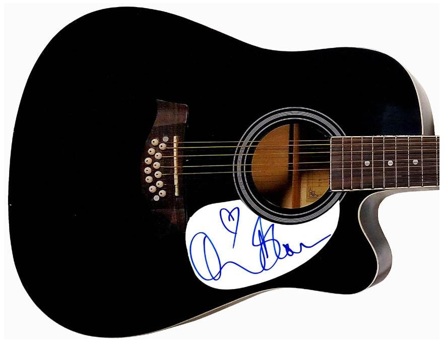Orlando Bloom Signed Autographed Acoustic Guitar