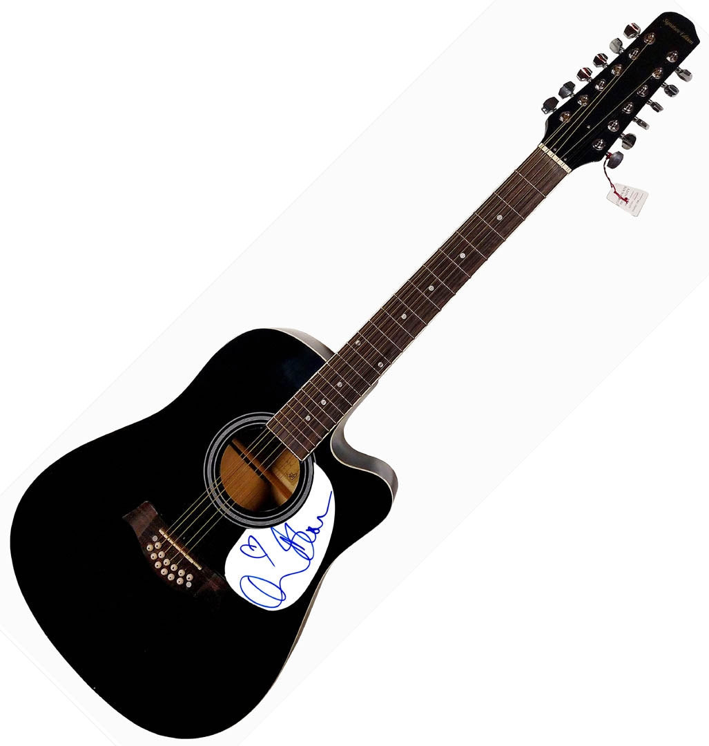 Orlando Bloom Signed Autographed Acoustic Guitar
