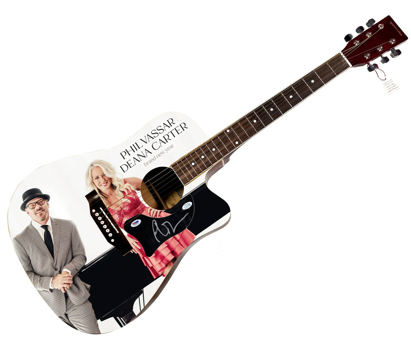 Phil Vassar Signed 1:1 Signature Edition Graphics Photo Guitar PSA
