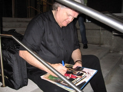 Ricky Skaggs Signed Autographed Red Guitar
