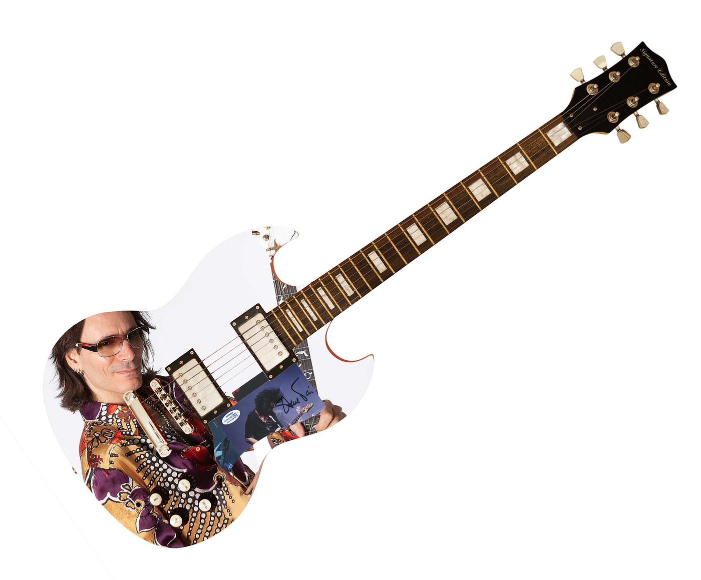 Steve Vai Signed Autographed Custom Photo Graphics Guitar ACOA ACOA