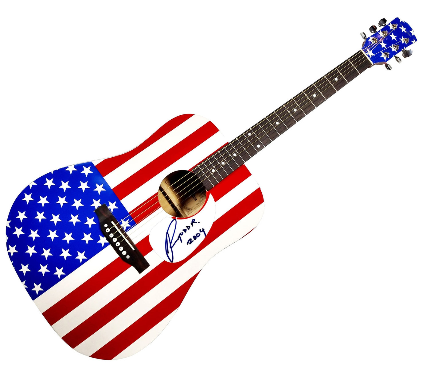 Todd Rundgren Signed Autographed USA Acoustic Guitar