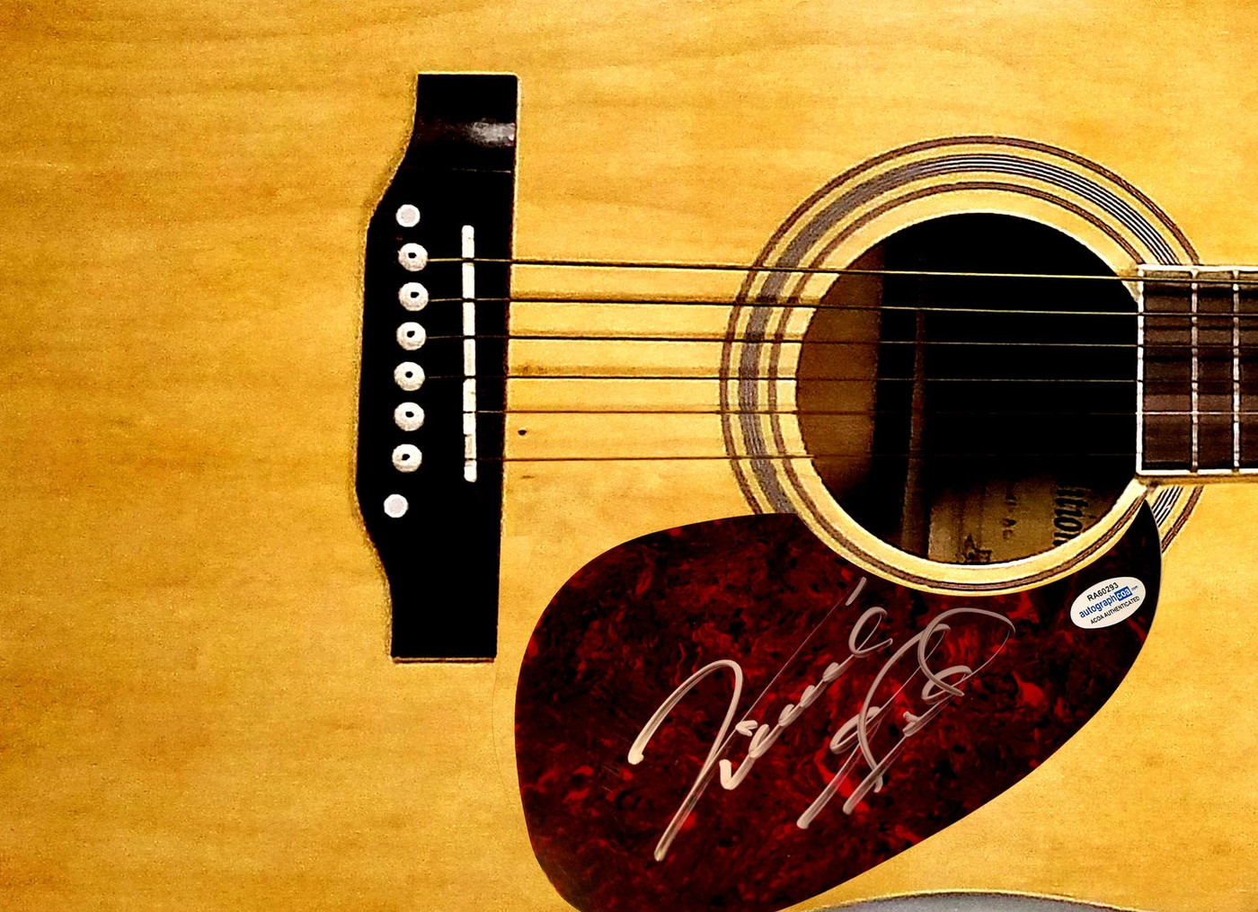 Vince Gill Signed Autographed Acoustic Guitar ACOA Version 8
