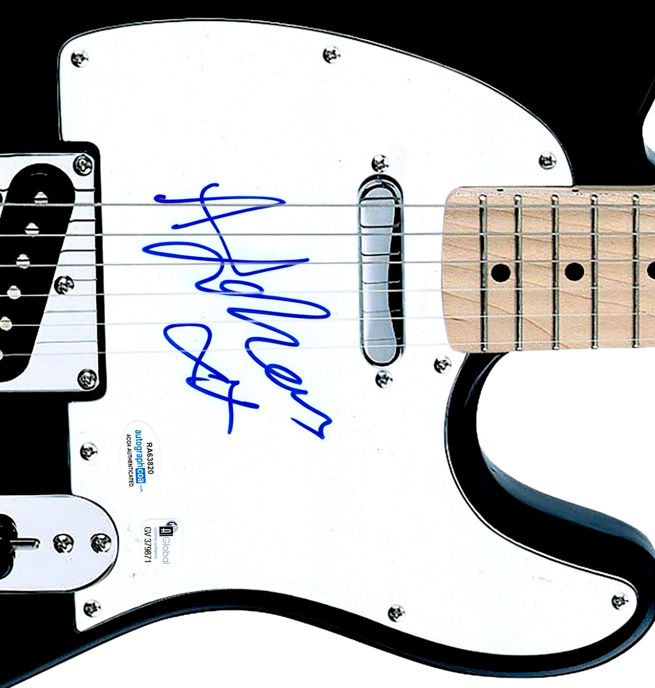 Ali Lohan Signed Autographed Guitar Lindsay Lohan Sister ACOA