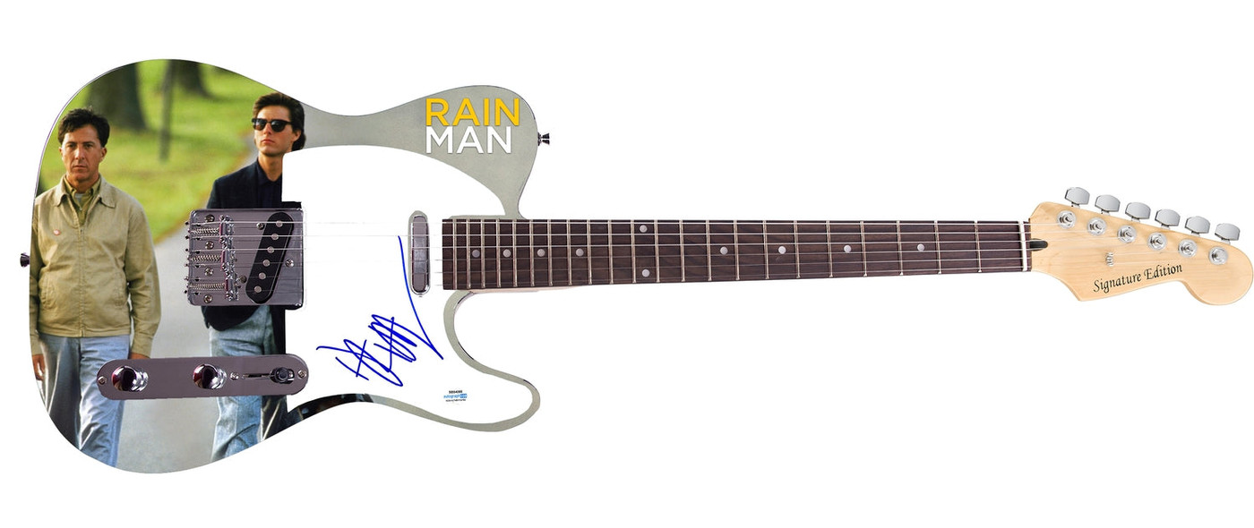 Dustin Hoffman Signed Rain Man Photo Poster Graphics Guitar