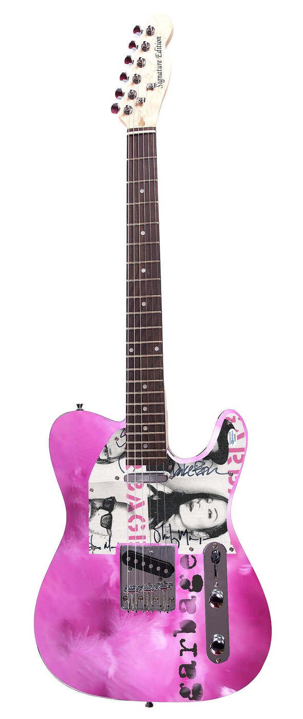 Garbage Signed Autographed Custom Photo Graphics Guitar ACOA ACOA
