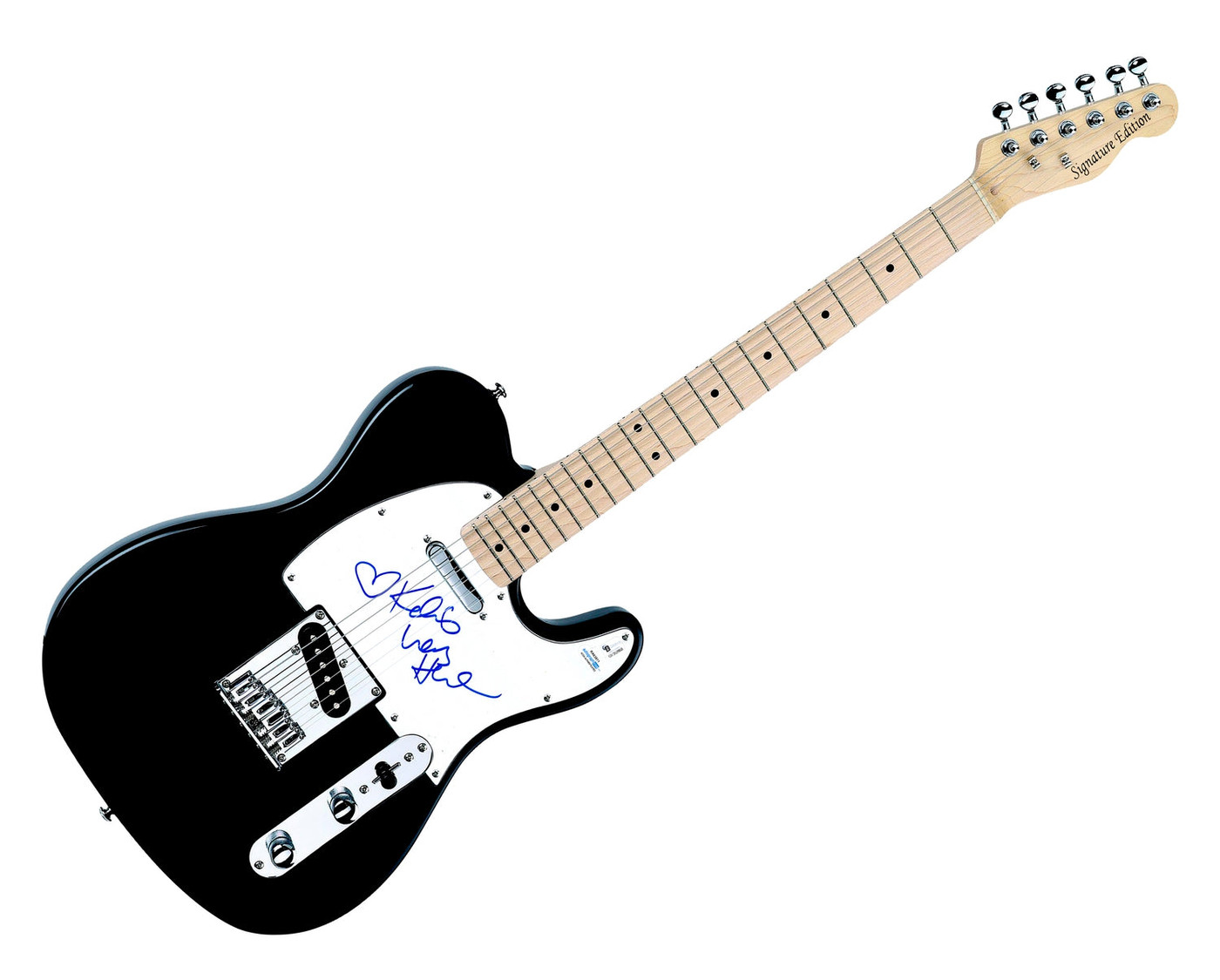 Kelis Signed Autographed Guitar Rap Hip-Hop My Milkshake Nas Ex-Wife ACOA
