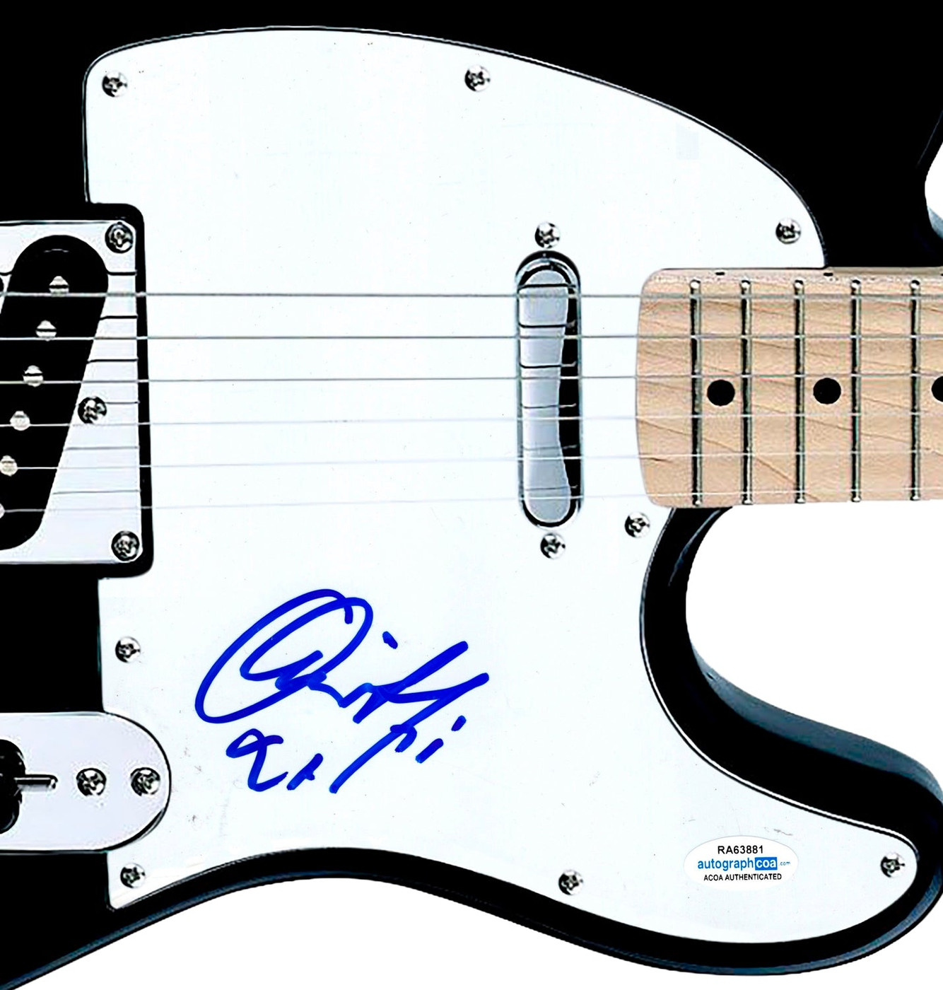 Orianthi Signed Autographed Guitar Michael Jackson Guitarist ACOA Version 3