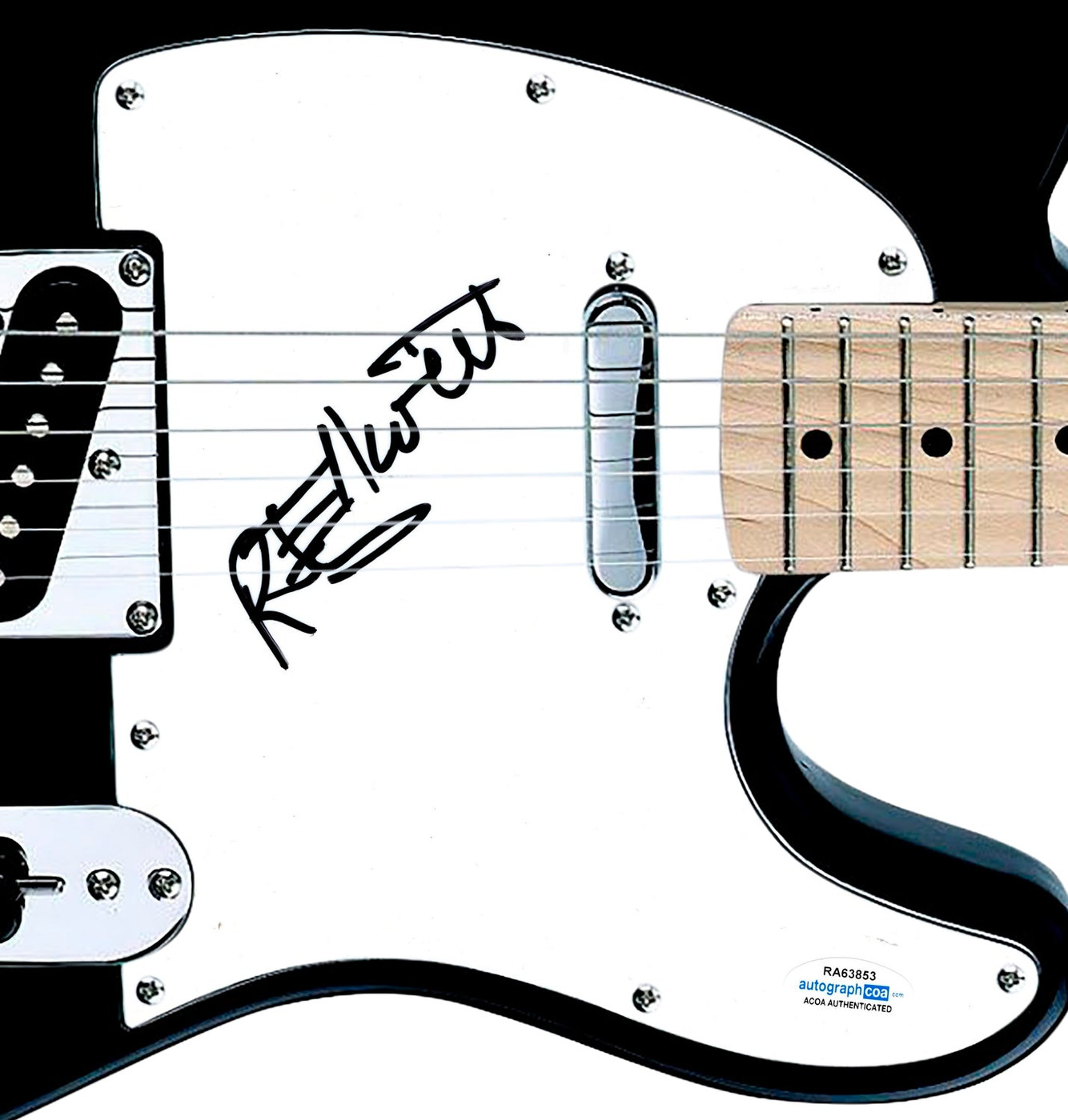 Ramblin' Jack Elliott Signed Autographed Guitar Legendary Folk Singer ACOA Version 1