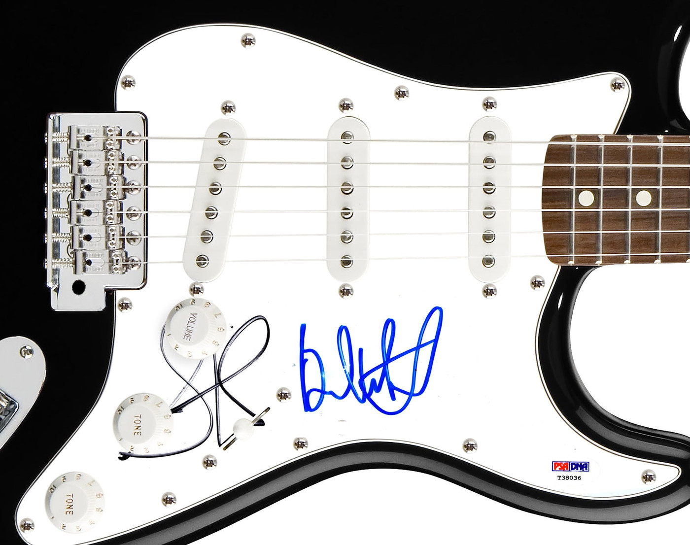 Aerosmith Signed X2 Guitar Steven Tyler Brad Whitford PSA Version 4