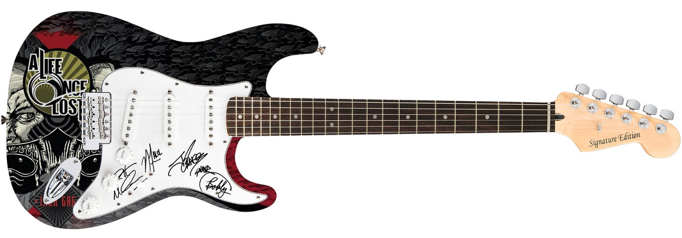 A Life Once Lost Signed Autographed 1/1 Custom Graphics Photo Guitar