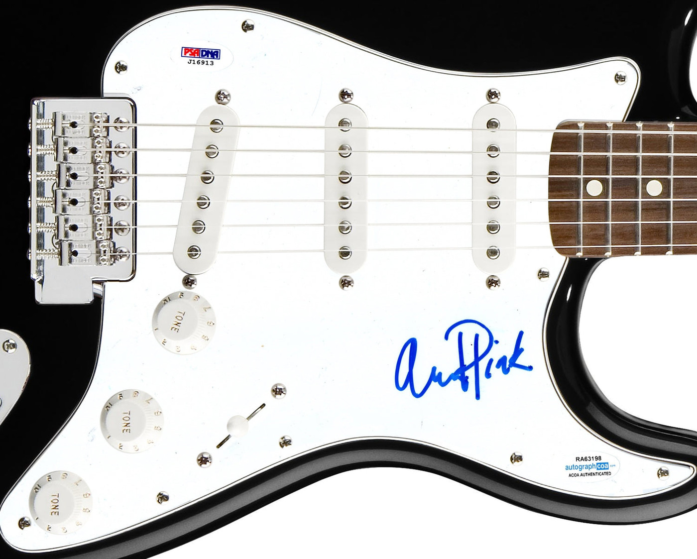 Ariel Pink Signed Autographed Guitar ACOA PSA