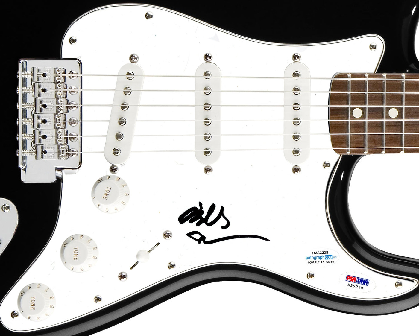 Billy Sheehan Signed Autographed Guitar ACOA PSA