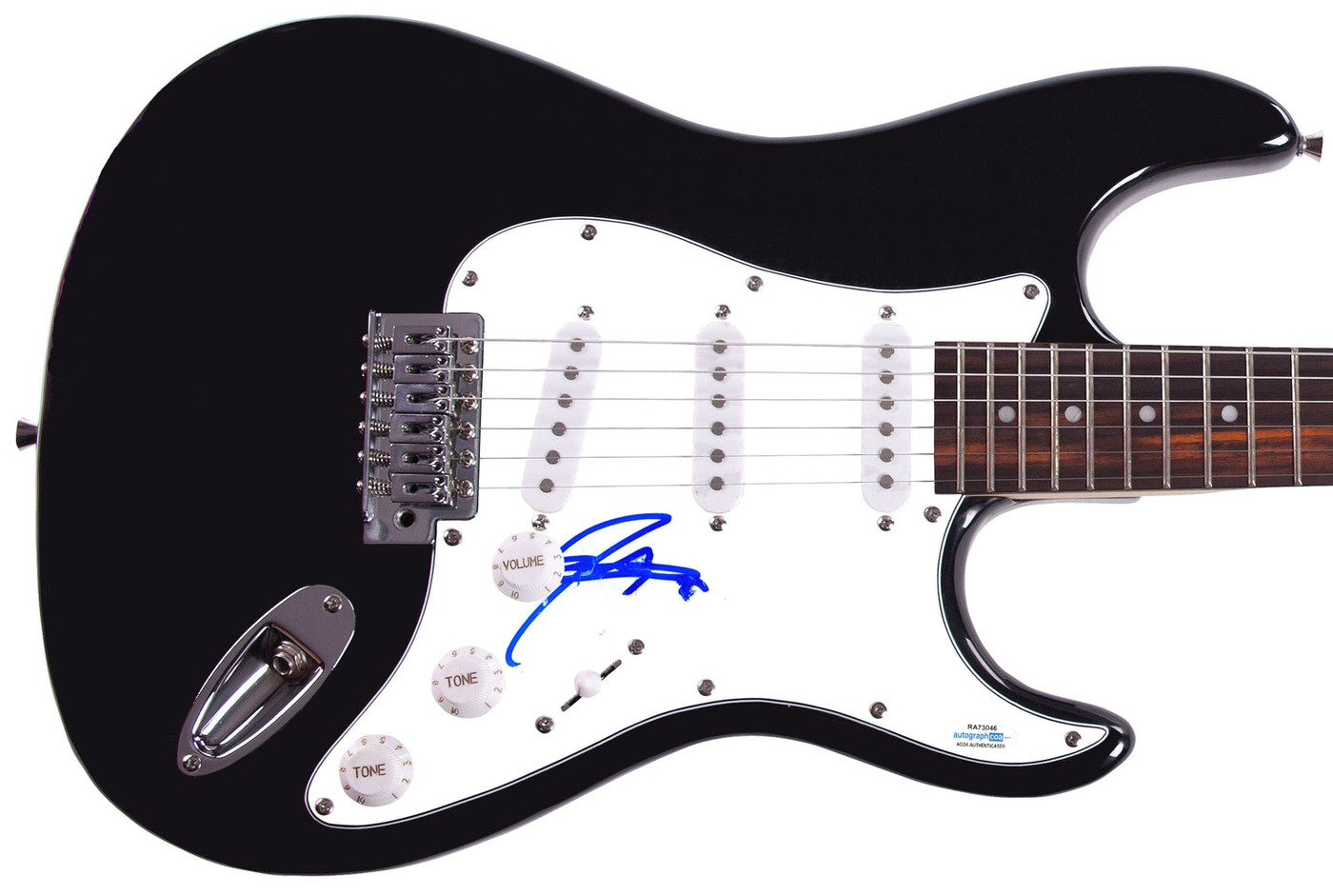 Blues Traveler John Popper Signed Autographed Guitar ACOA Version 1