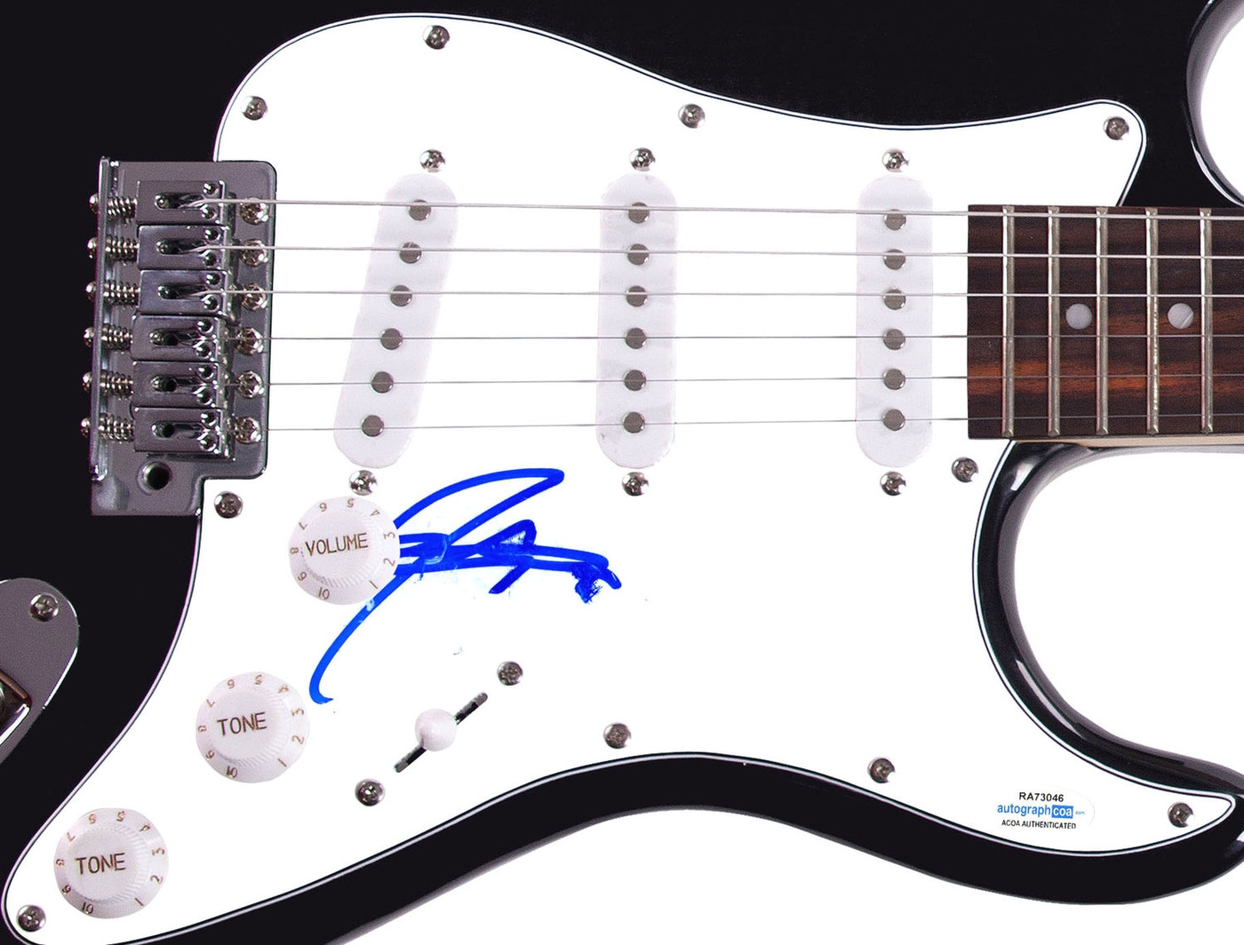 Blues Traveler John Popper Signed Autographed Guitar ACOA Version 1