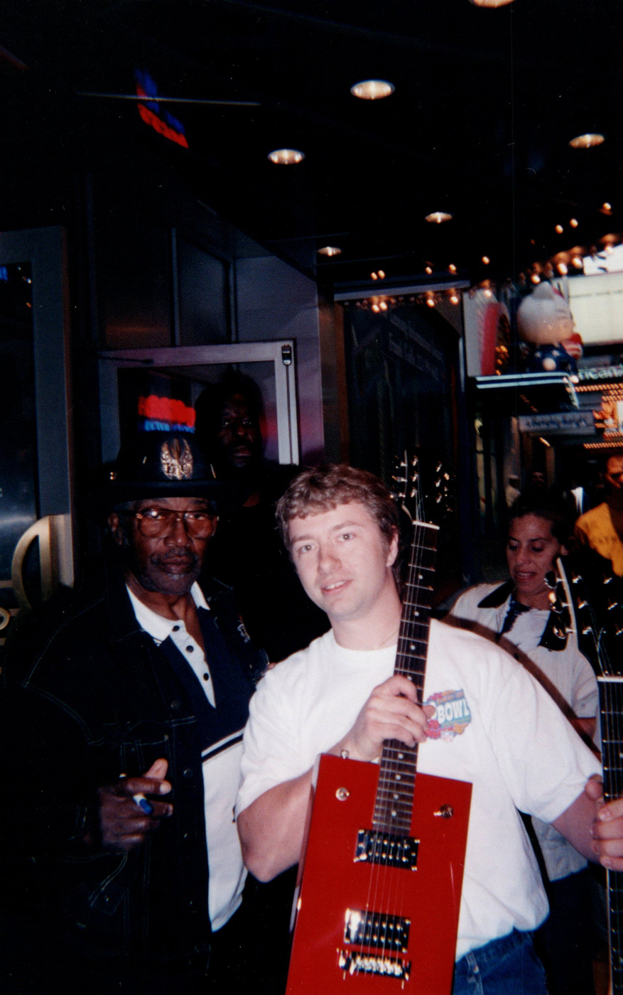Bo Diddley Signed Autographed Graphics Photo Guitar