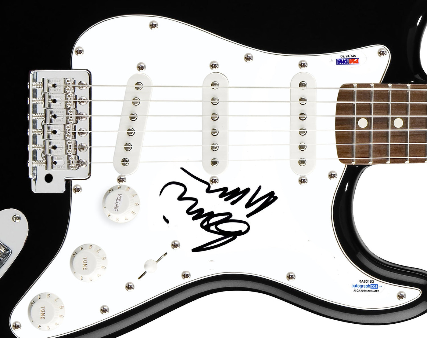 Bonnie McKee Signed Autographed Guitar ACOA
