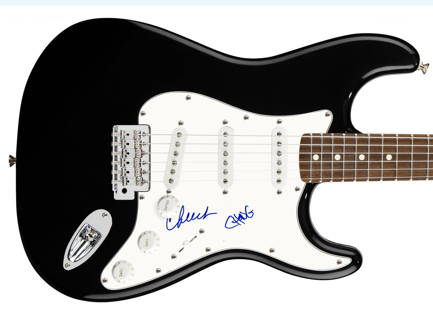 Cheech & Chong Signed Autographed Guitar Version 2