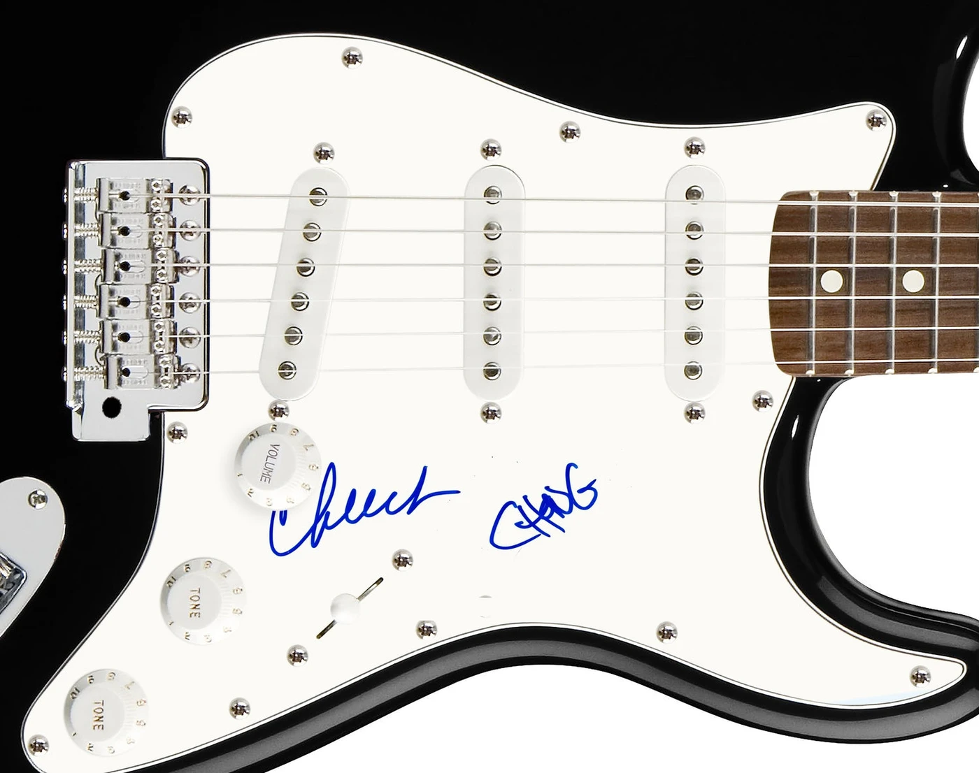 Cheech & Chong Signed Autographed Guitar Version 2