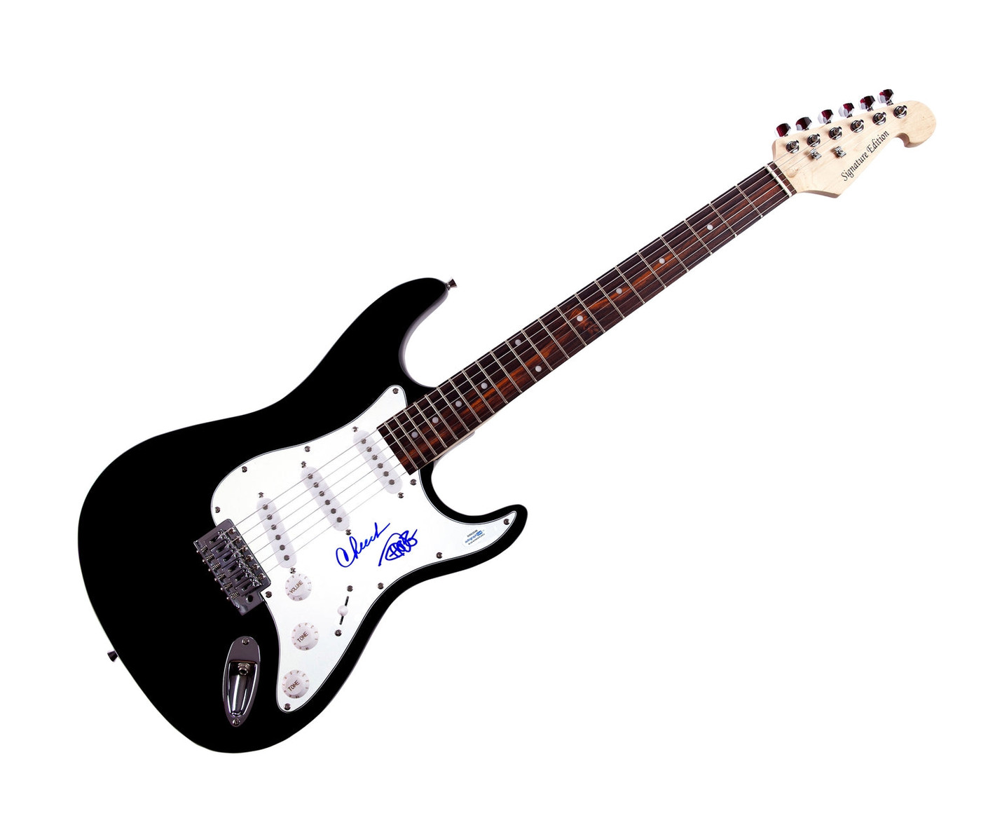 Cheech & Chong Autographed X2 Guitar Cheech Marin Tommmy Chong ACOA Version 5