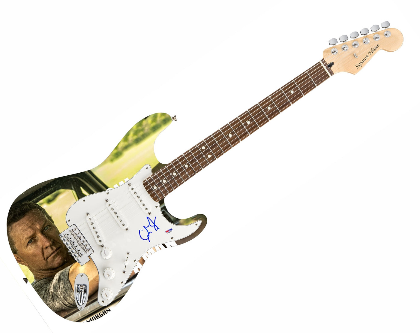 Craig Morgan Signed Autographed Custom Photo Graphics 1/1 Guitar PSA