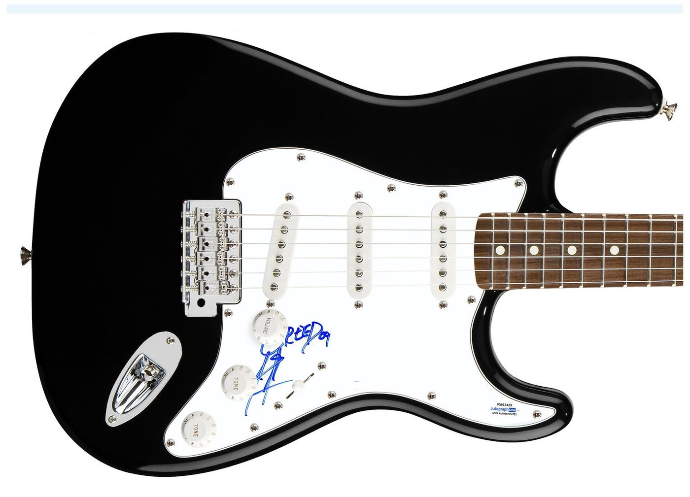 Creed Scott Stapp Signed Autographed Guitar ACOA