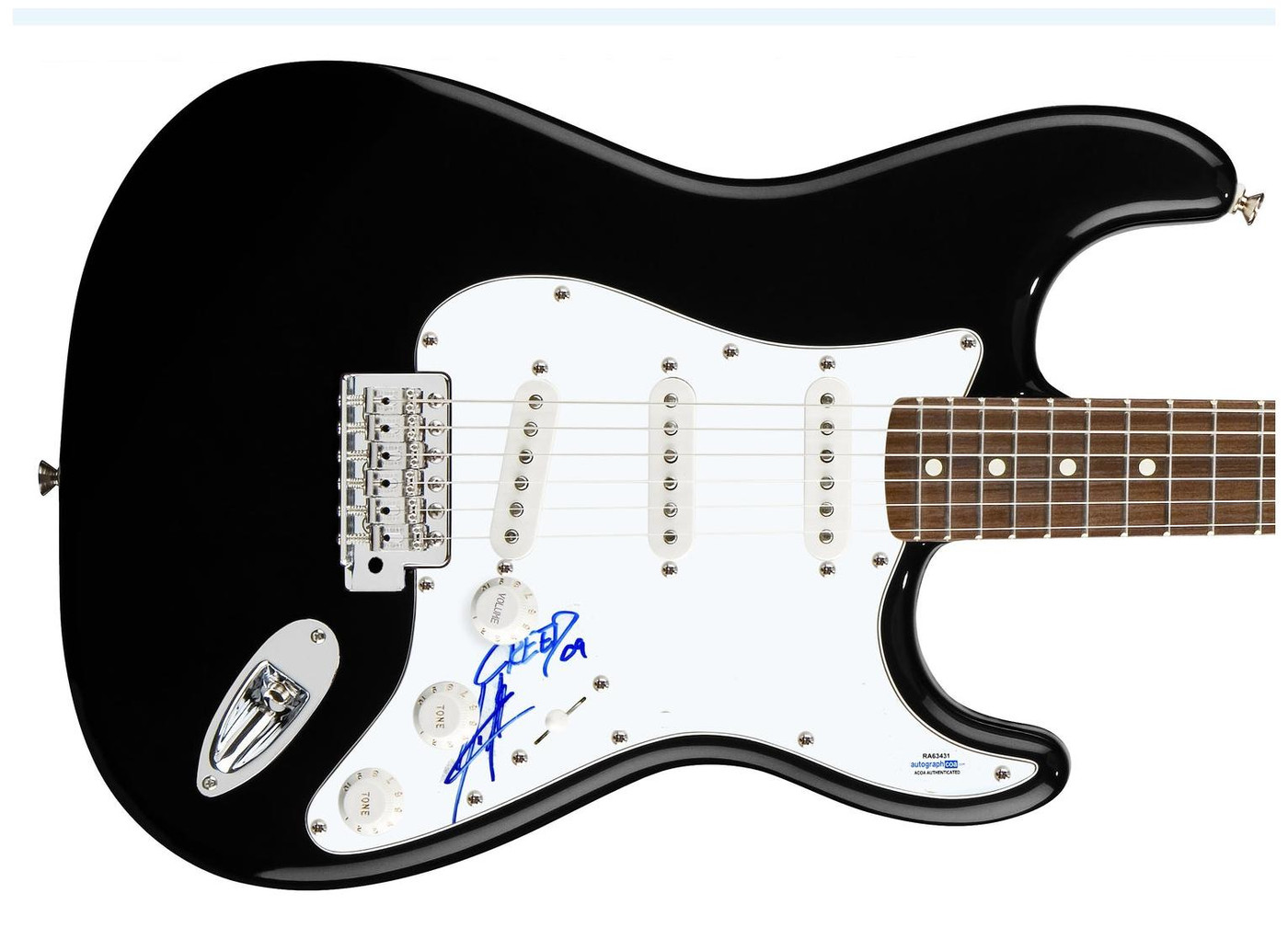 Creed Scott Stapp Signed Autographed Guitar ACOA Version 2