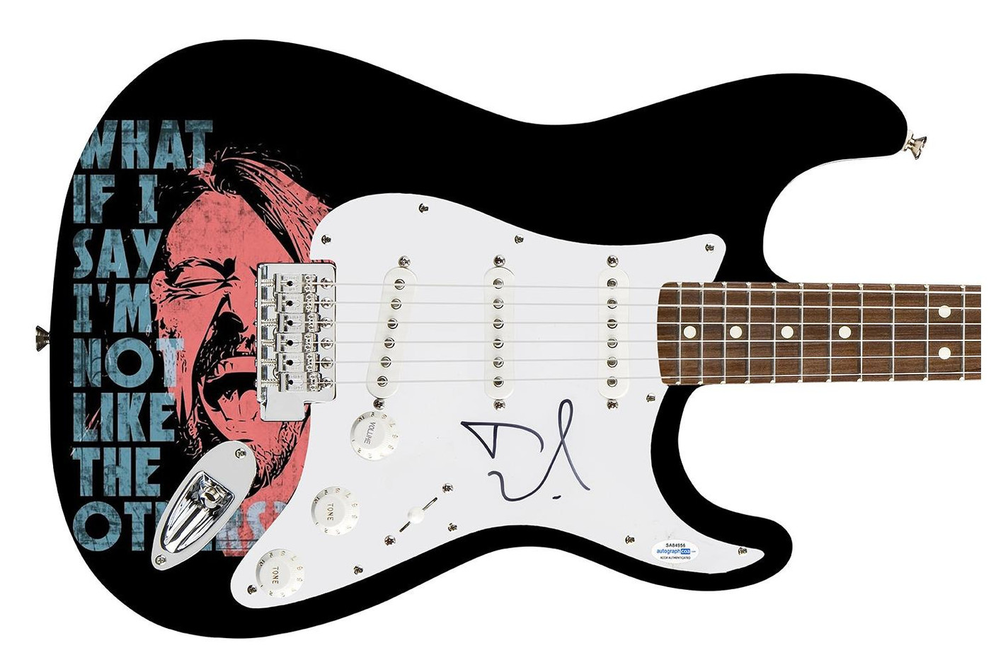 Dave Grohl Signed Autographed Custom Photo Graphics Guitar ACOA ACOA Version 1