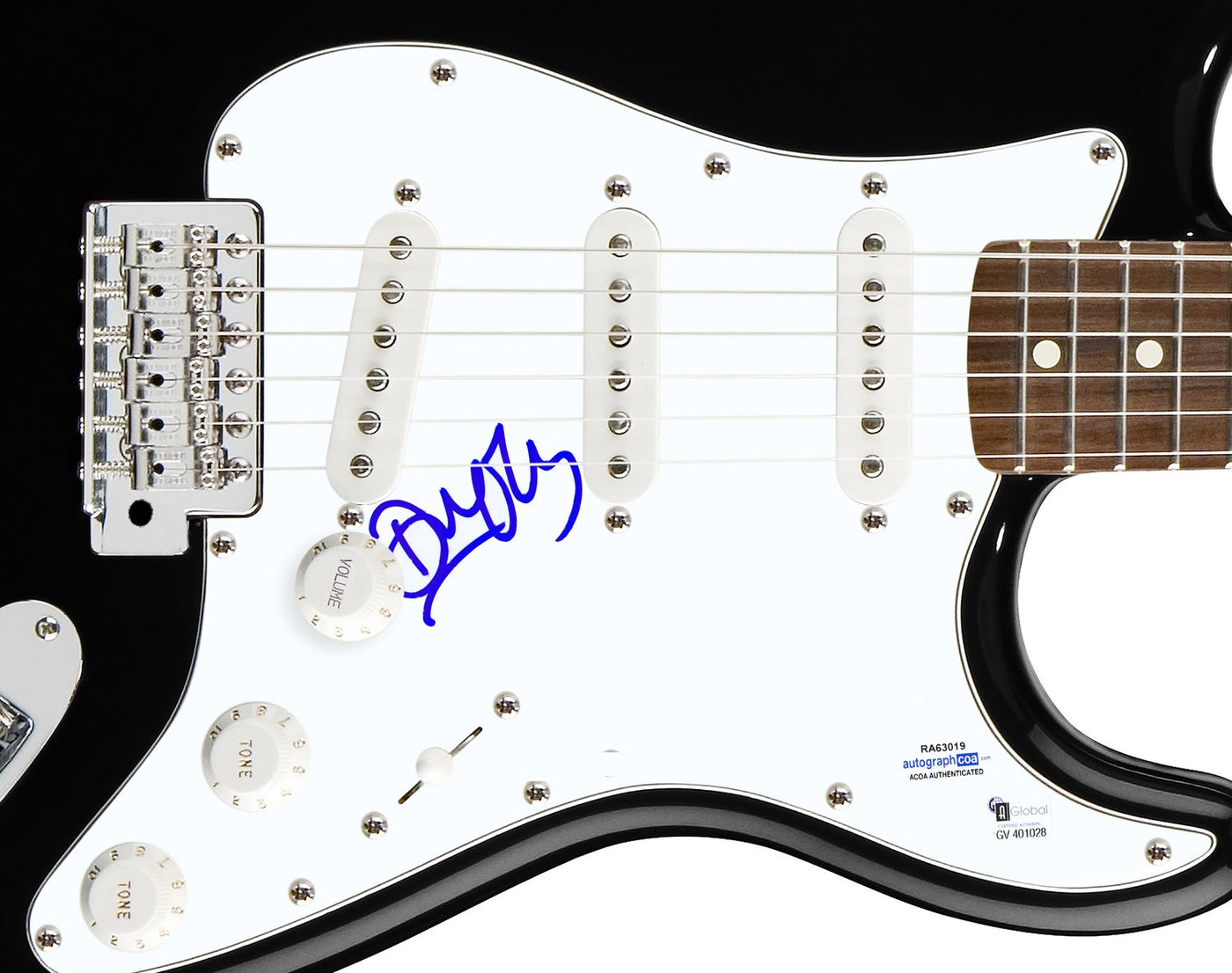 Duffy Signed Autographed Guitar ACOA