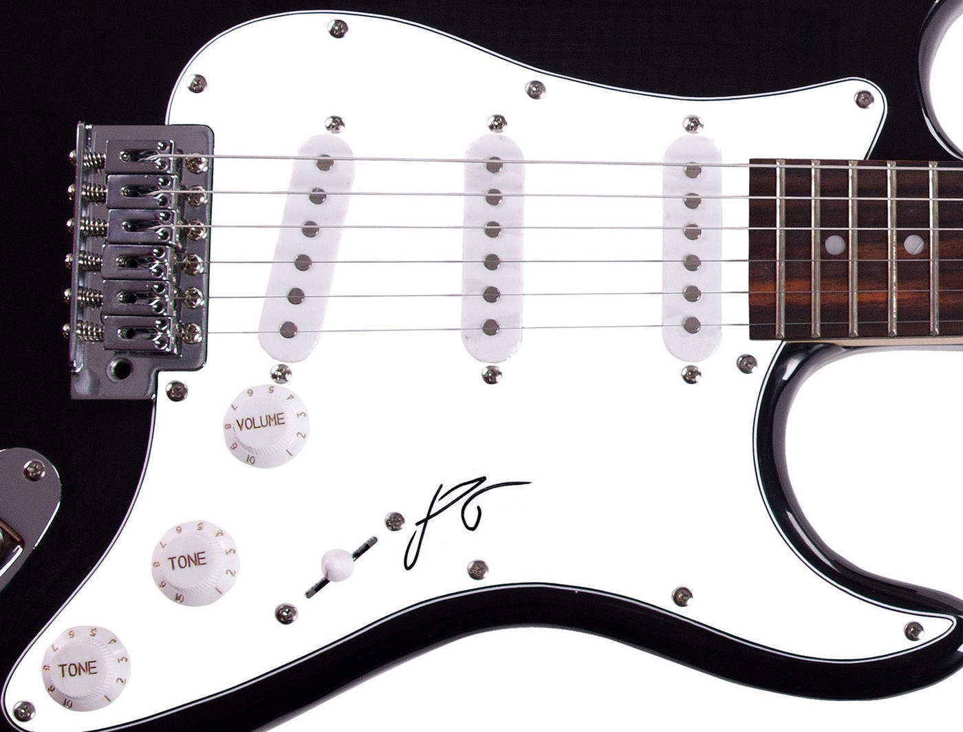 Fall Out Boy Pete Wentz Signed Autographed Guitar