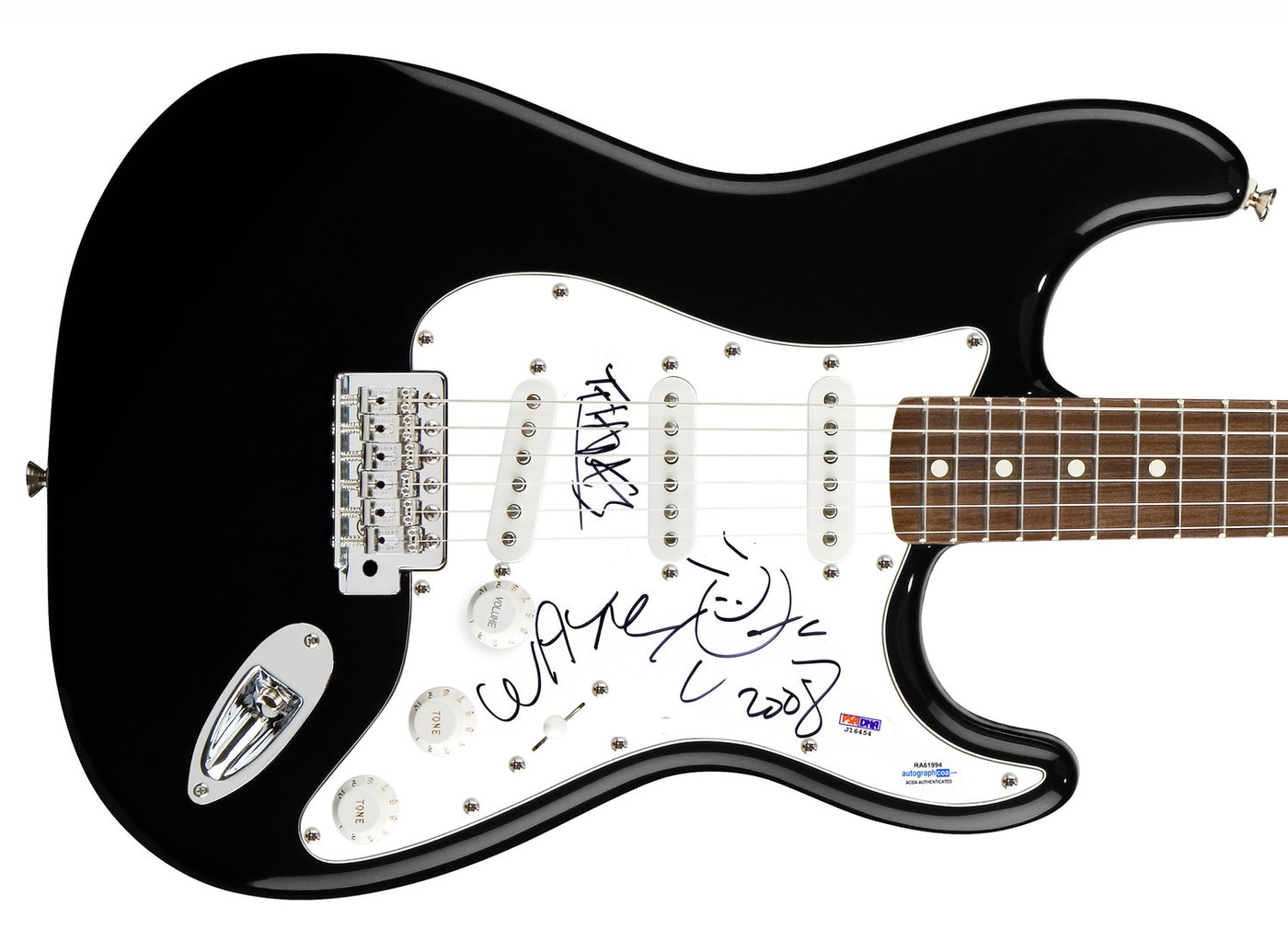 Flaming Lips Wayne Coyne Signed Autographed Guitar ACOA PSA