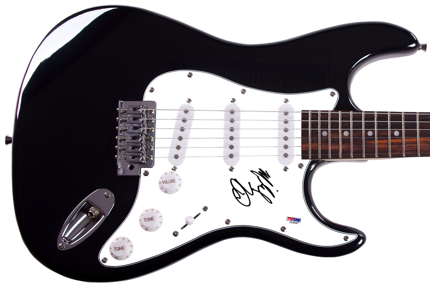 Fool's Gold Michael Tapper Signed Autographed Guitar PSA Version 2