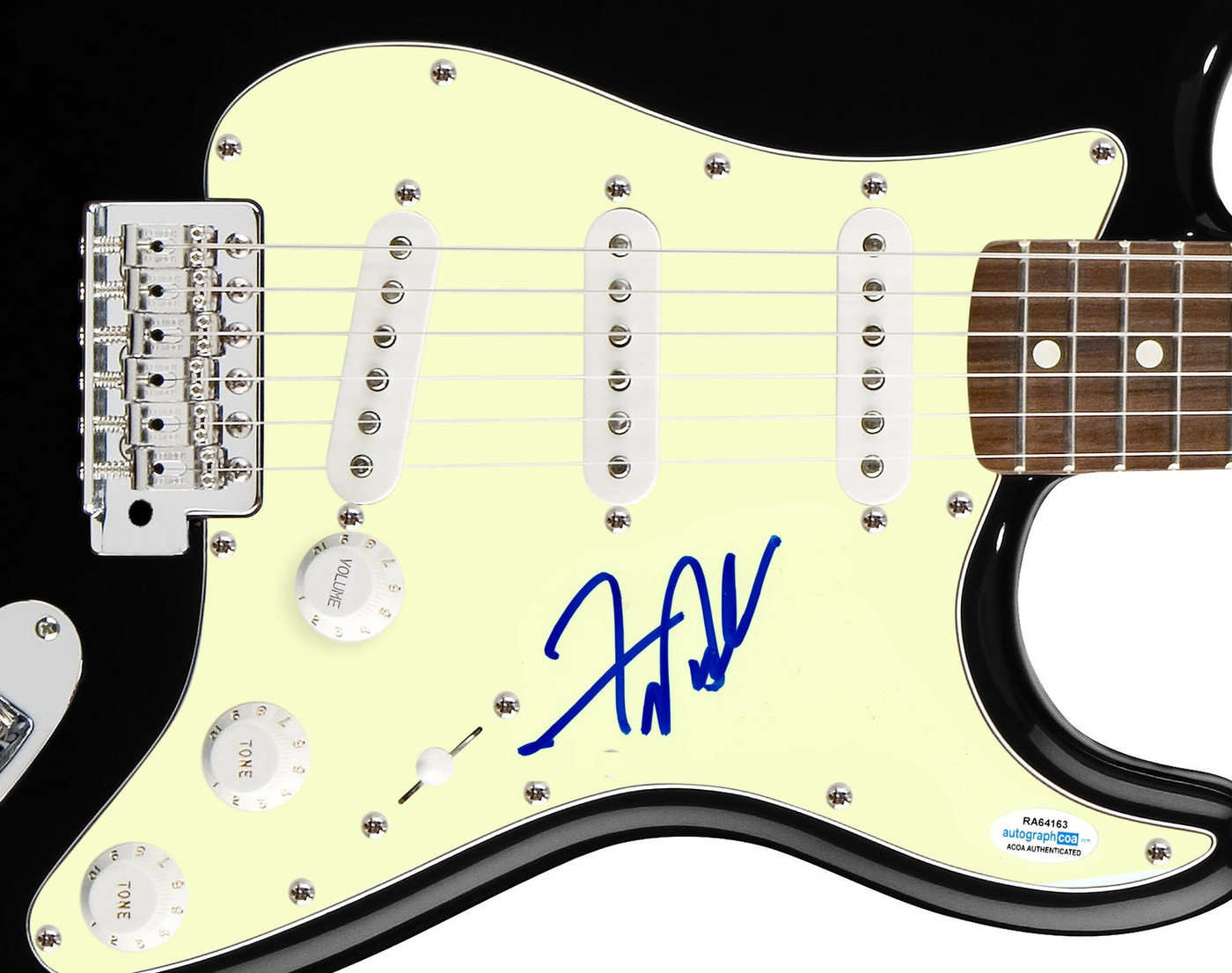 Frankie Avalon Signed Autographed Guitar ACOA Version 1