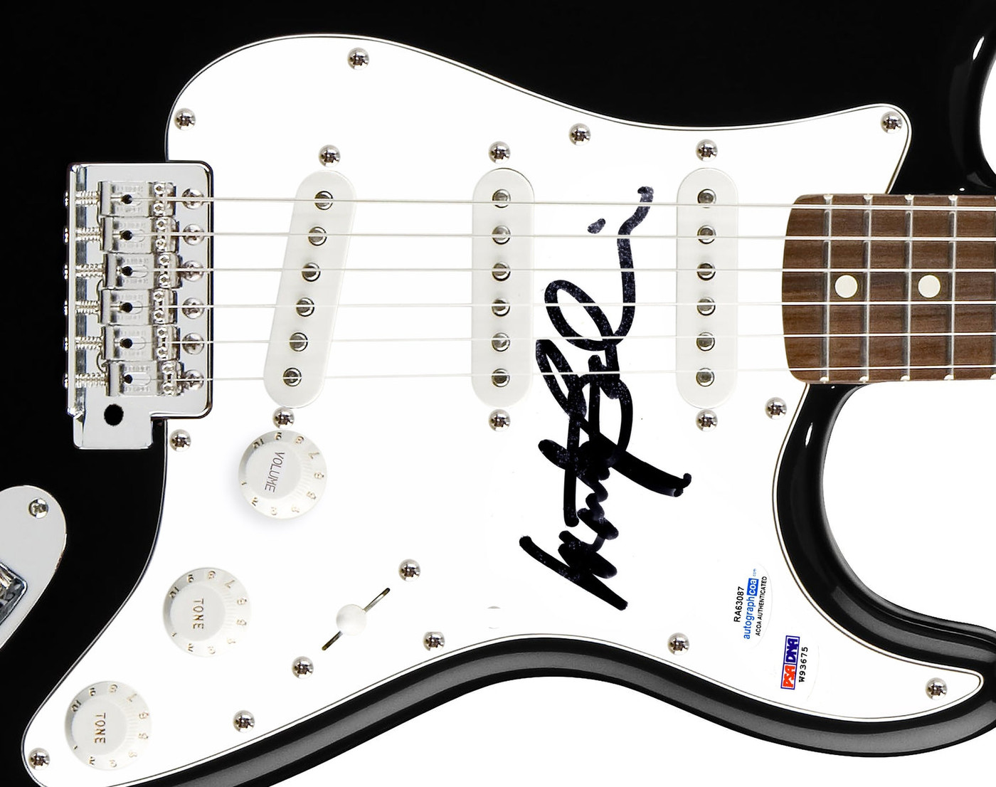 Jefferson Airplane Marty Balin Signed Autographed Guitar ACOA