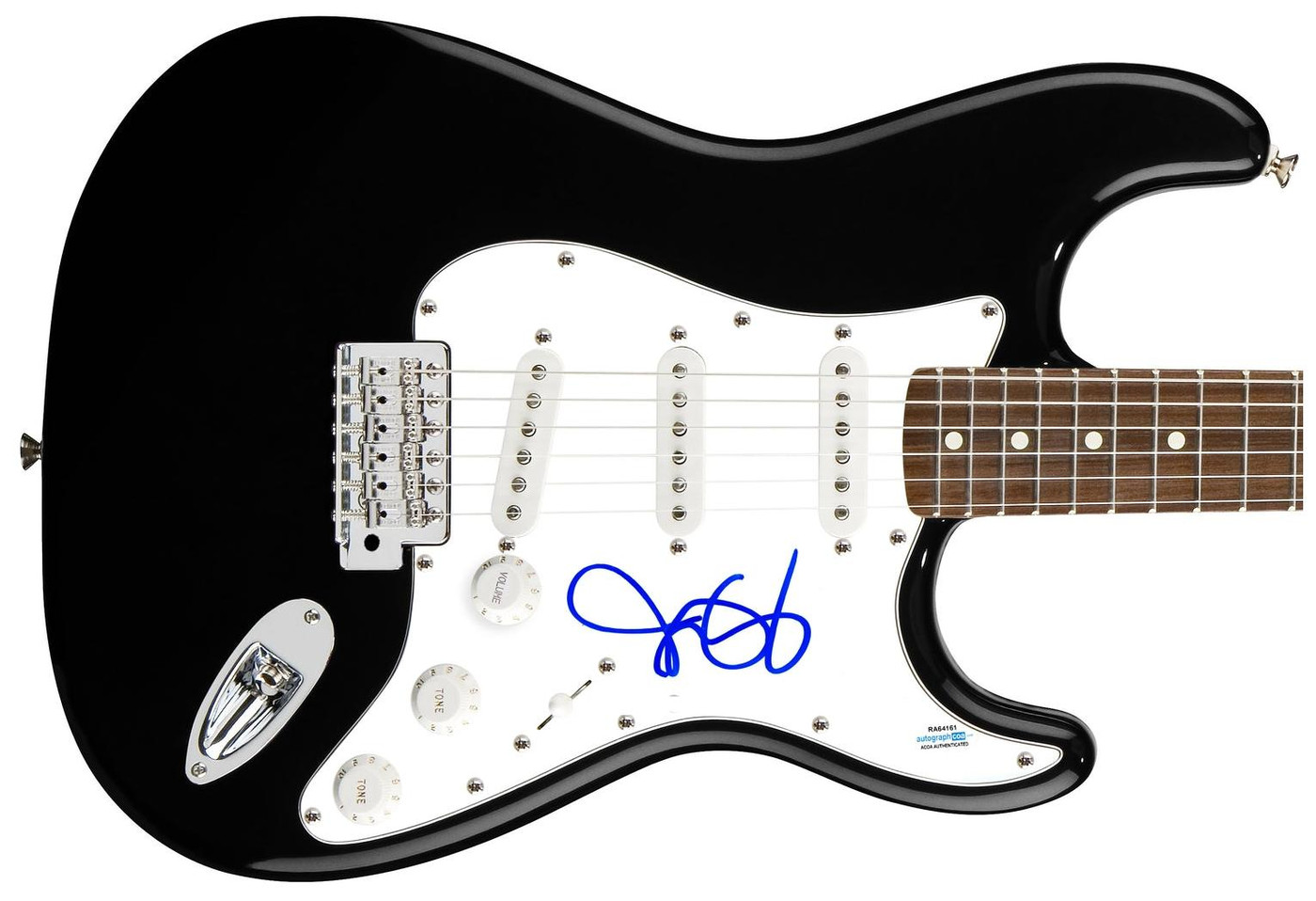 Jenny McCarthy Signed Autographed Guitar ACOA Version 1