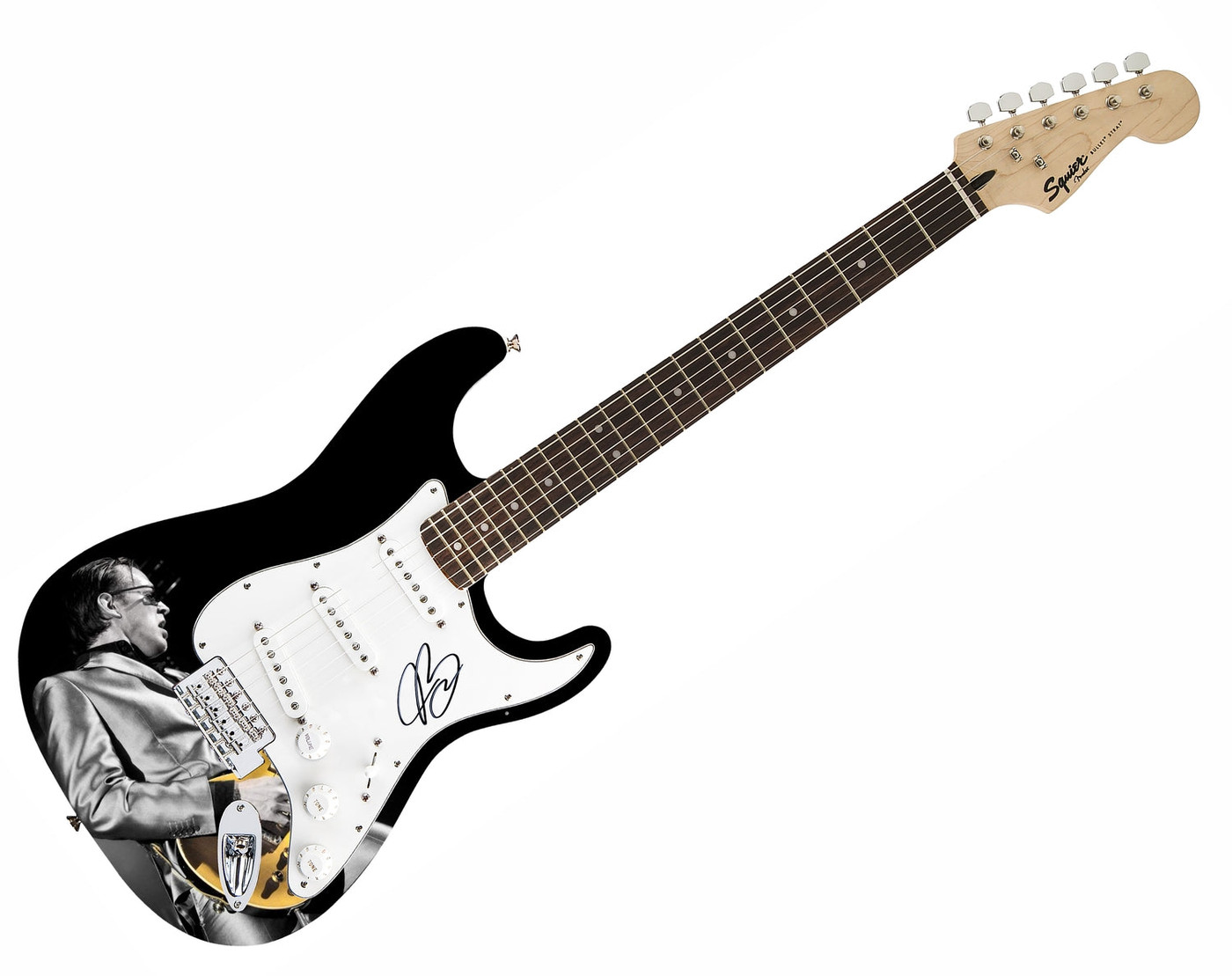 Joe Bonamassa Signed Fender Custom 1/1 Graphics Photo Guitar